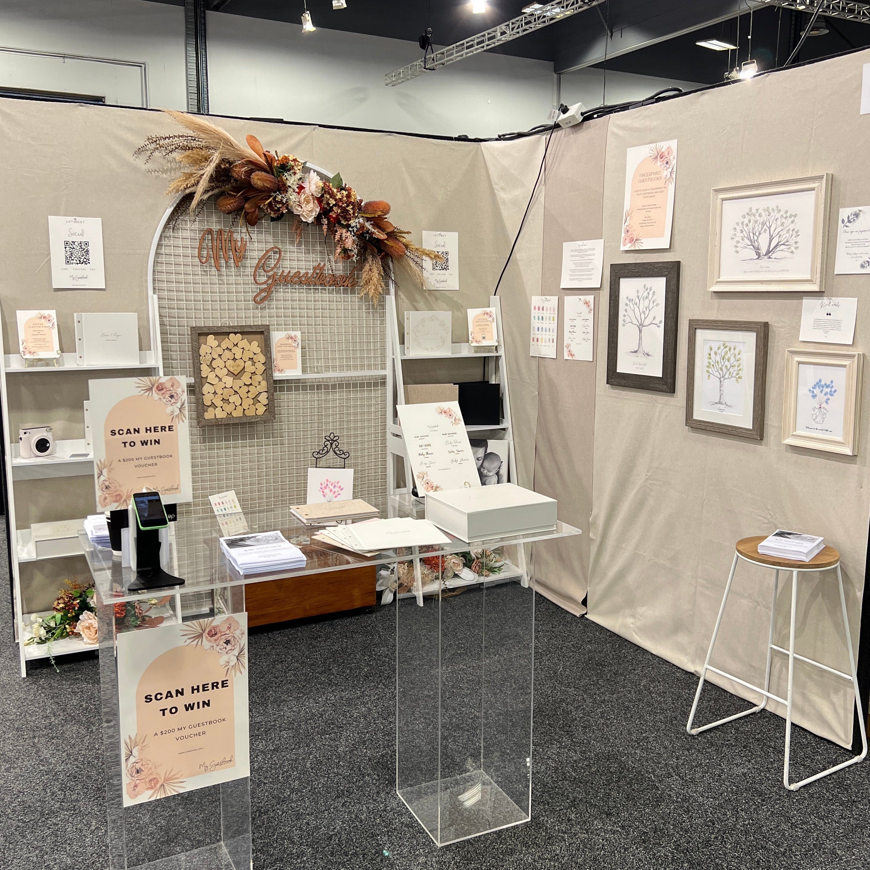 My Guestbook stand at the Auckland Baby Show 2023