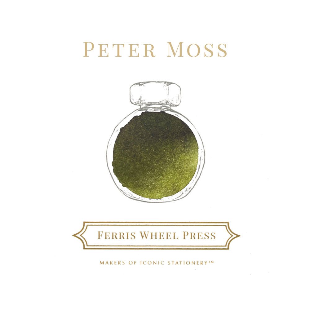 Ferris Wheel Press Fountain Pen Ink – Peter Moss 38ml - My Guest Book