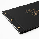 Modern Script Font – Personalised Wedding Guestbook - My Guest Book