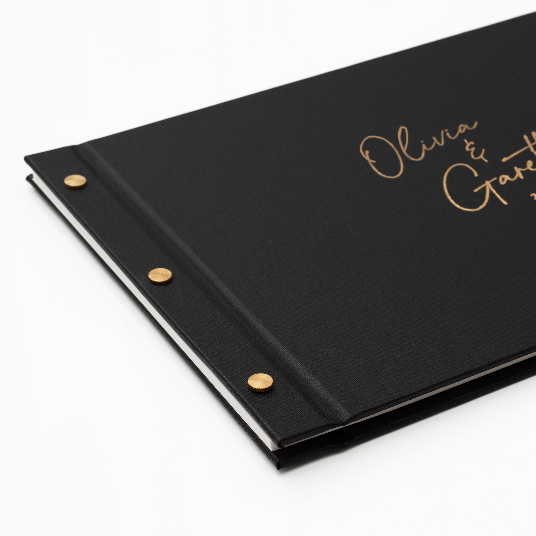 Modern Script Font – Personalised Wedding Guestbook - My Guest Book