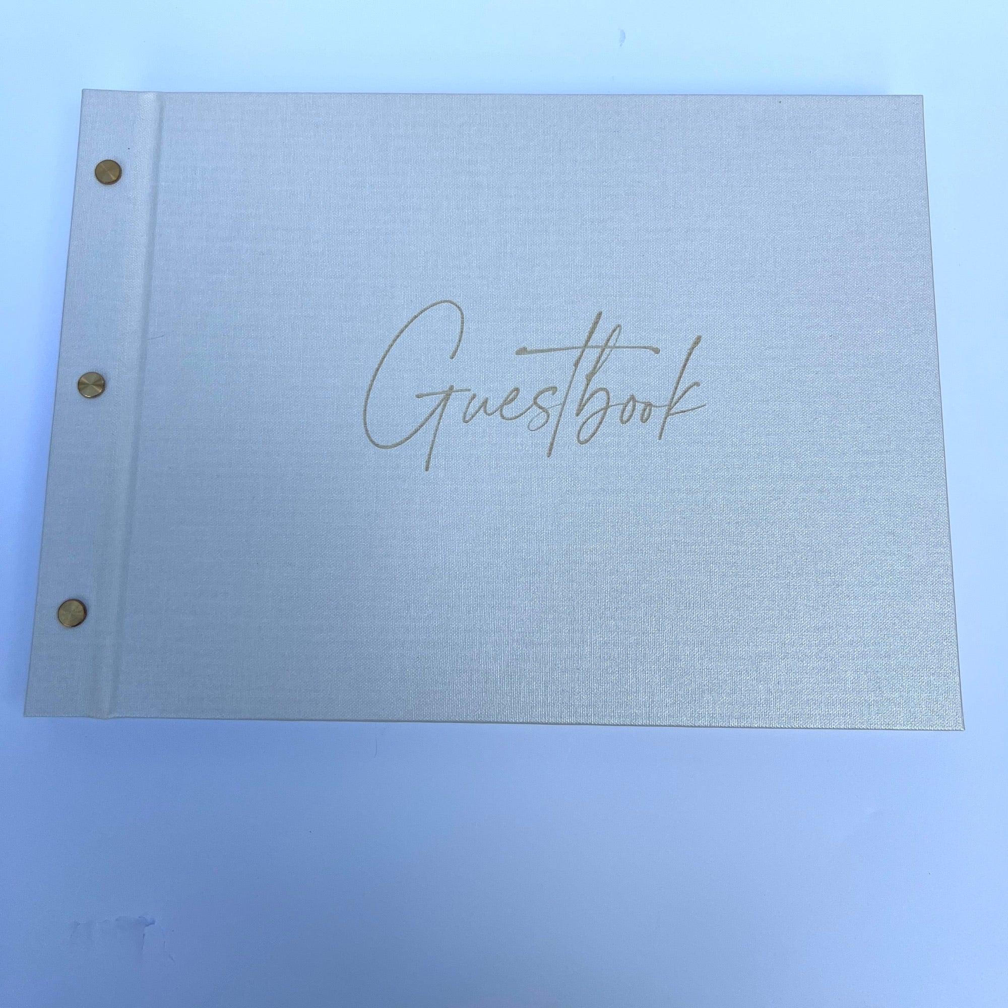 A4 Pearl White Signature Guestbook - My Guest Book