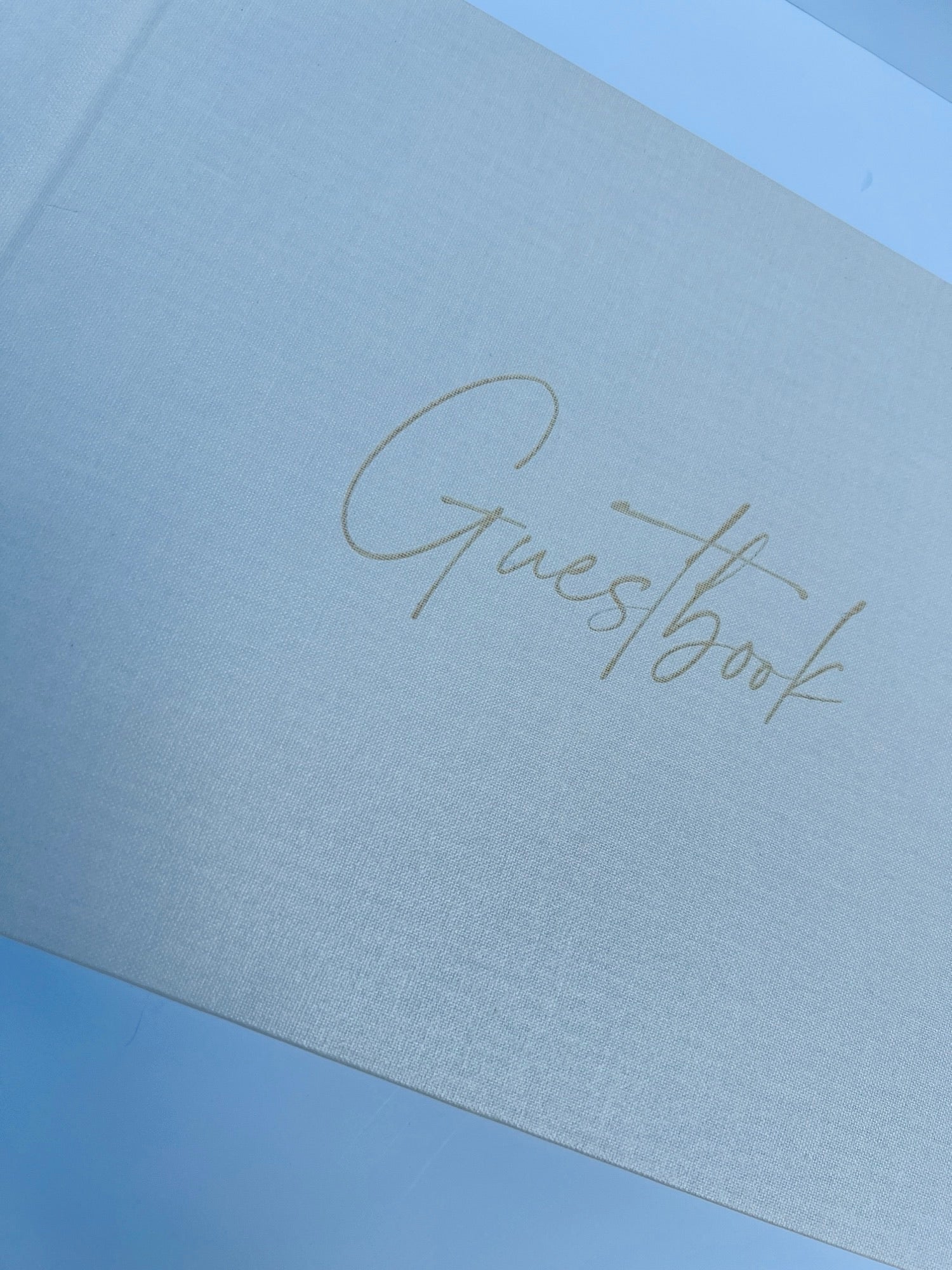 A4 Pearl White Signature Guestbook - My Guest Book