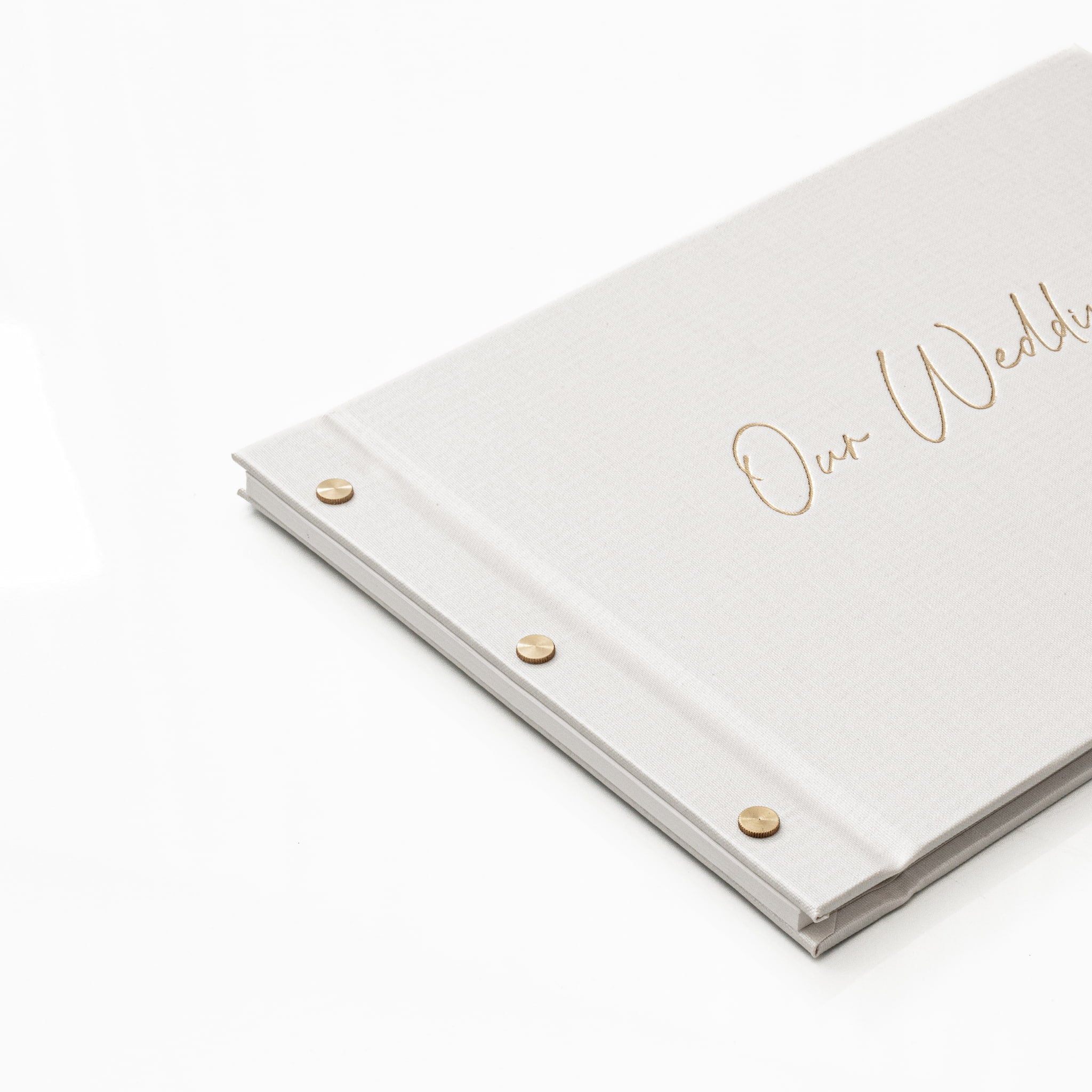 Our Wedding – Elegant Wedding Guestbook with Gold Foil - My Guest Book