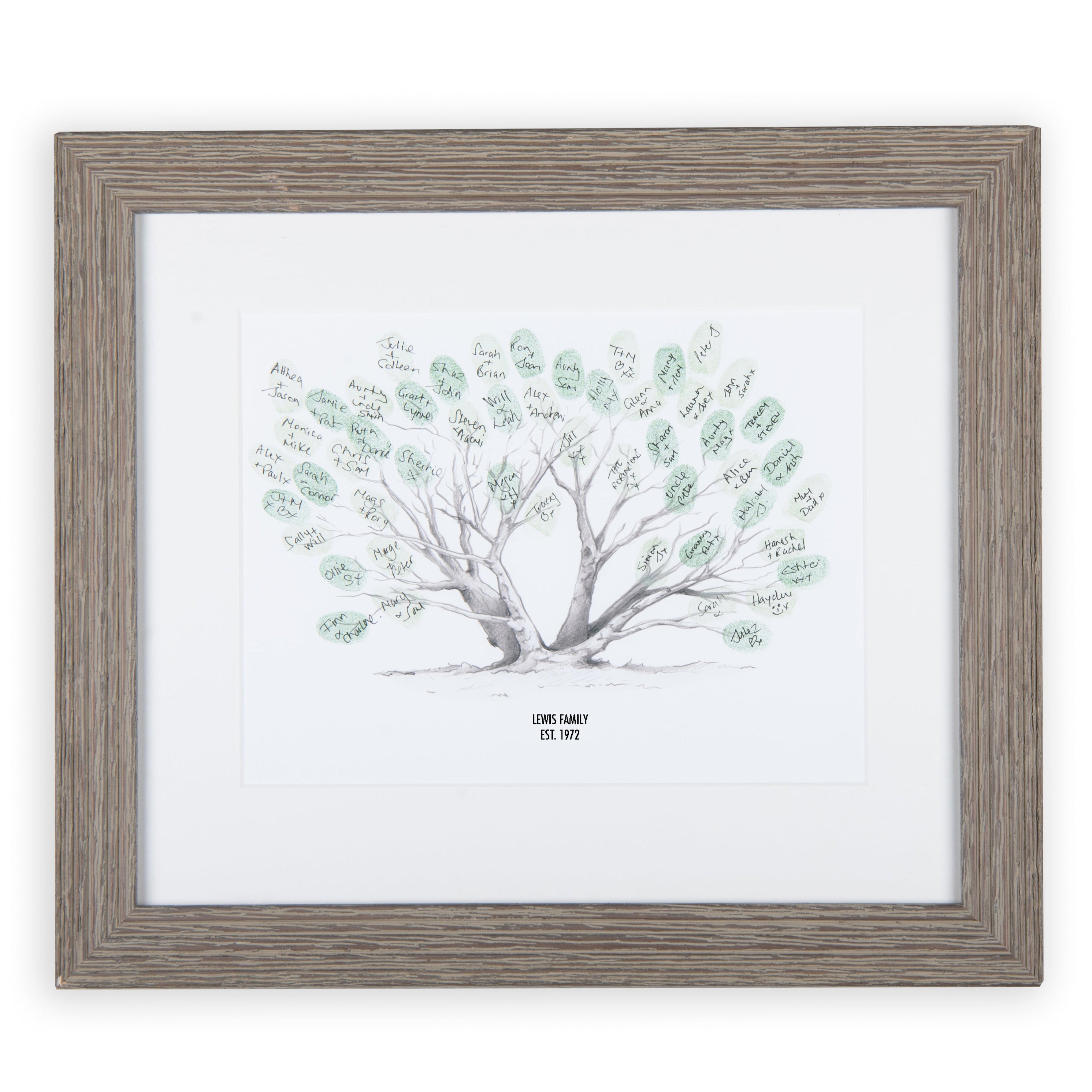 Family Tree Artwork for Reunions and Milestones