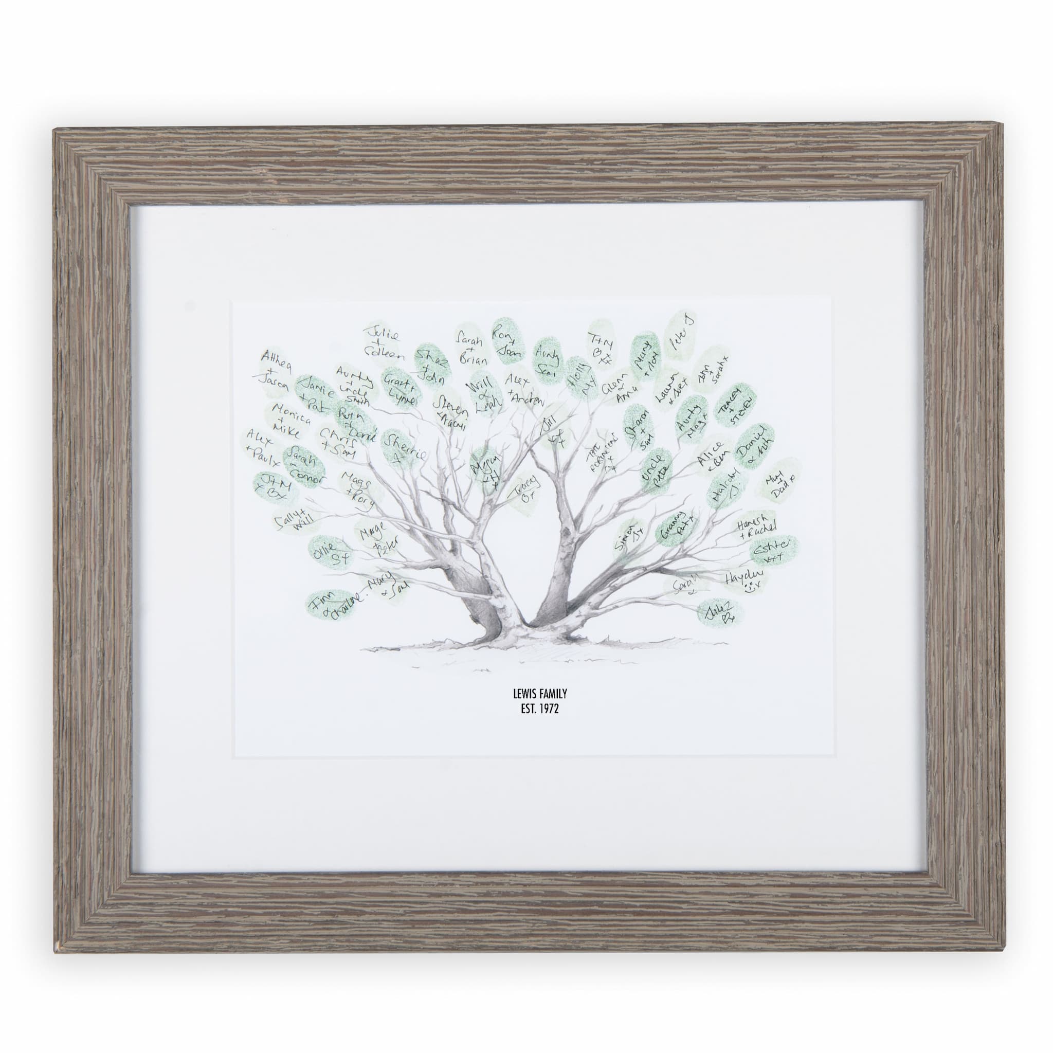 Family Tree Artwork for Reunions and Milestones