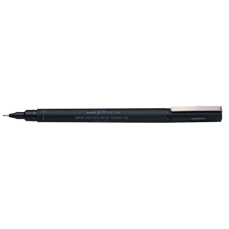 Guestbook Pen - Uni Pin Fineline Black Pen 0.3mm - My Guest Book