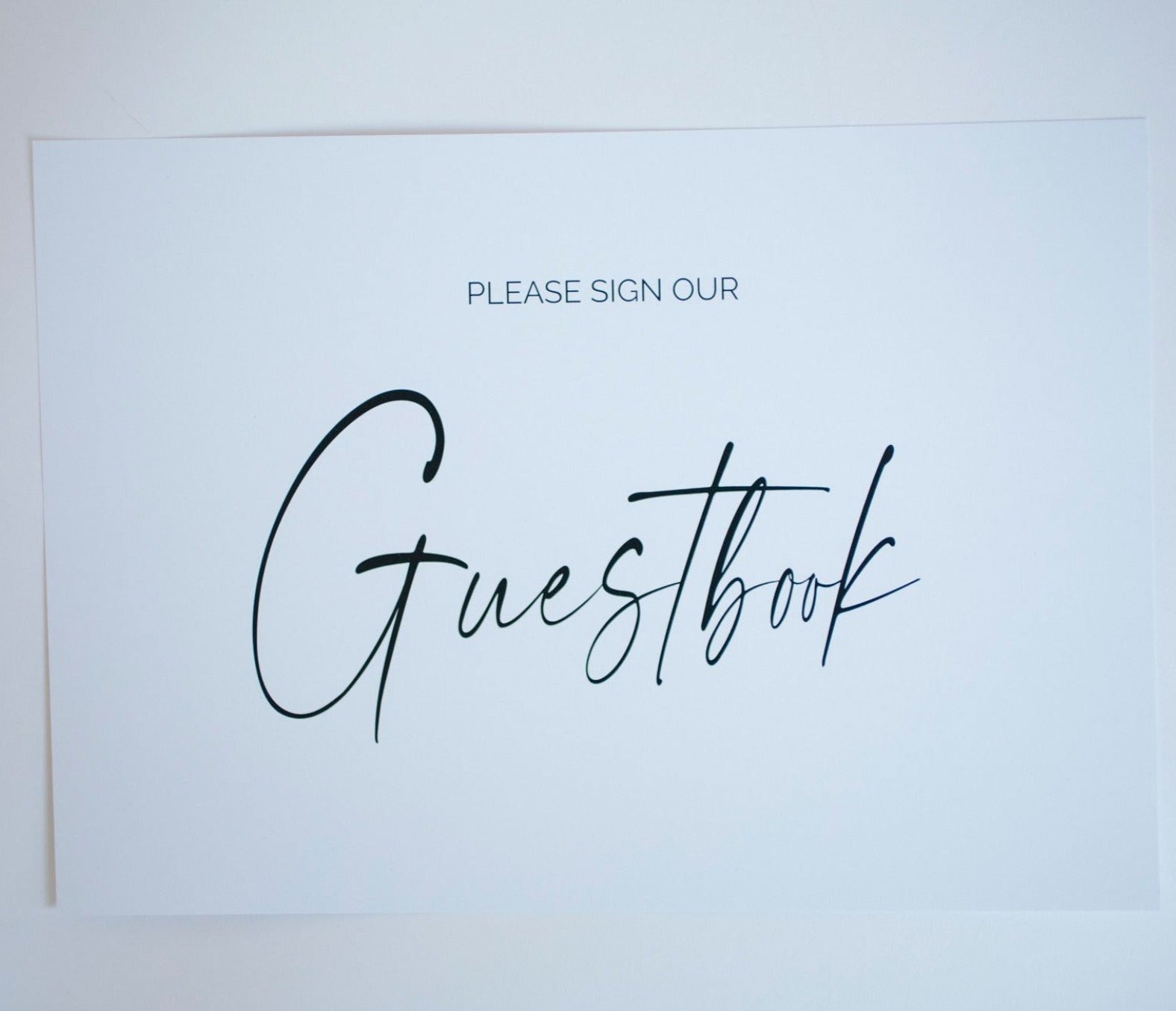Printable Guest Book Sign - My Guest Book
