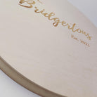 Round Wood Guestbook Wedding Sign - My Guest Book