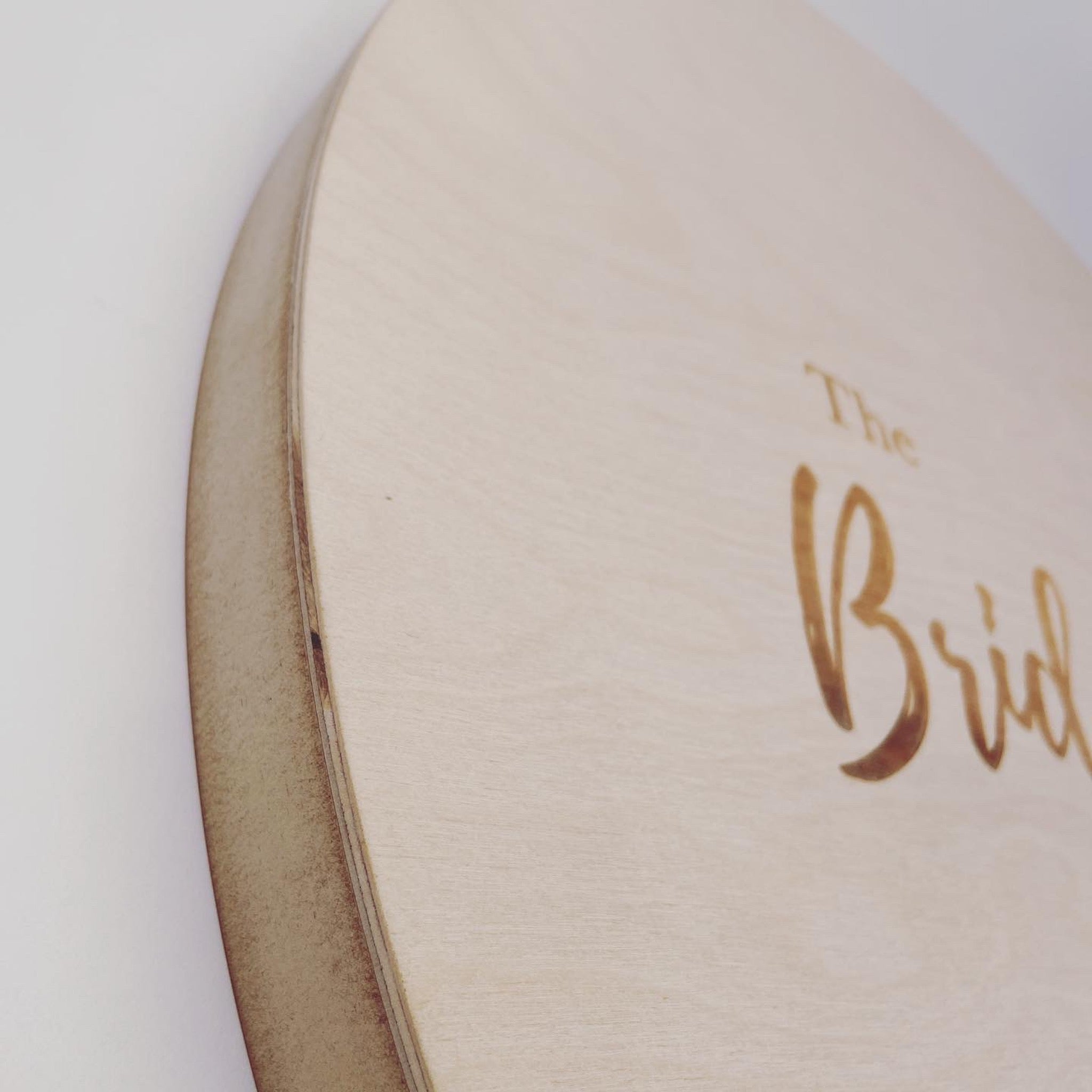 Round Wood Guestbook Wedding Sign - My Guest Book