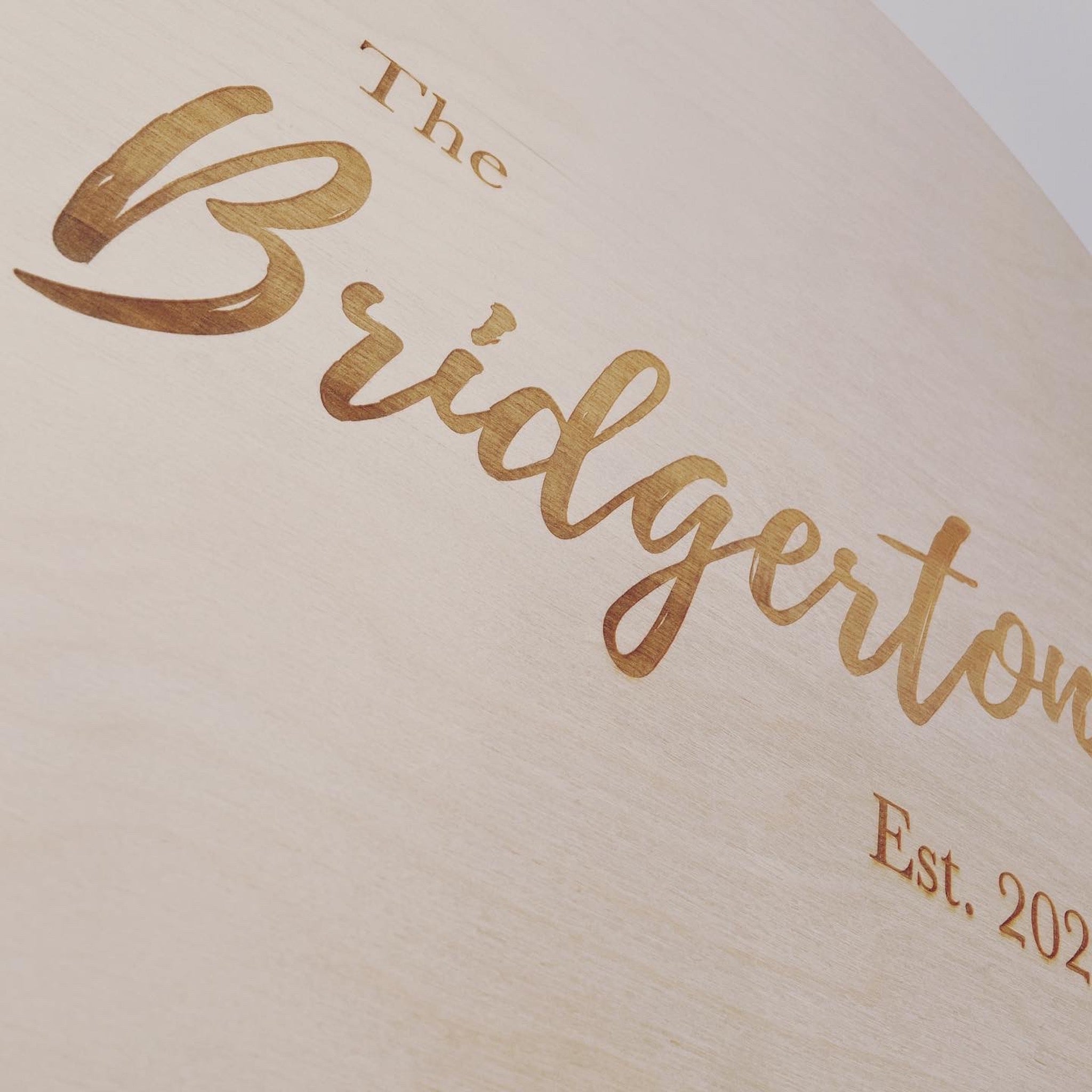 Round Wood Guestbook Wedding Sign - My Guest Book