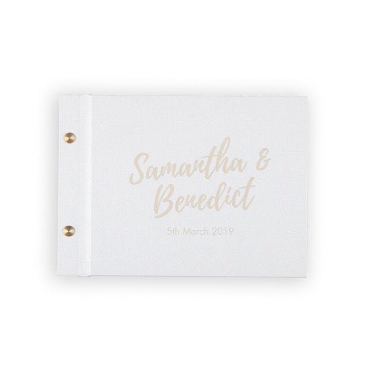 Personalised Artisan Wedding Guestbook - My Guest Book