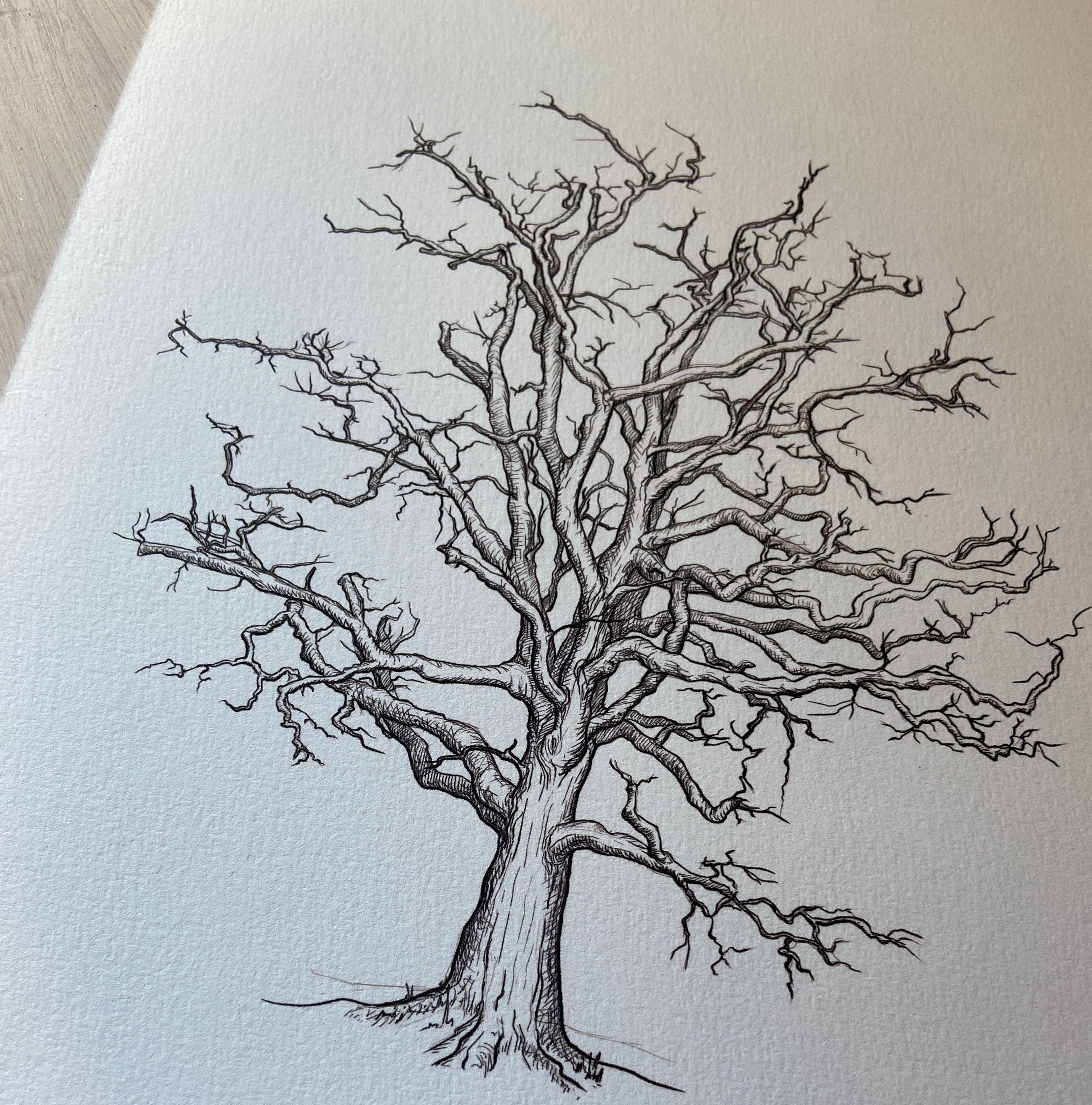 Oak Tree Fingerprint Tree Wedding Guestbook - My Guest Book