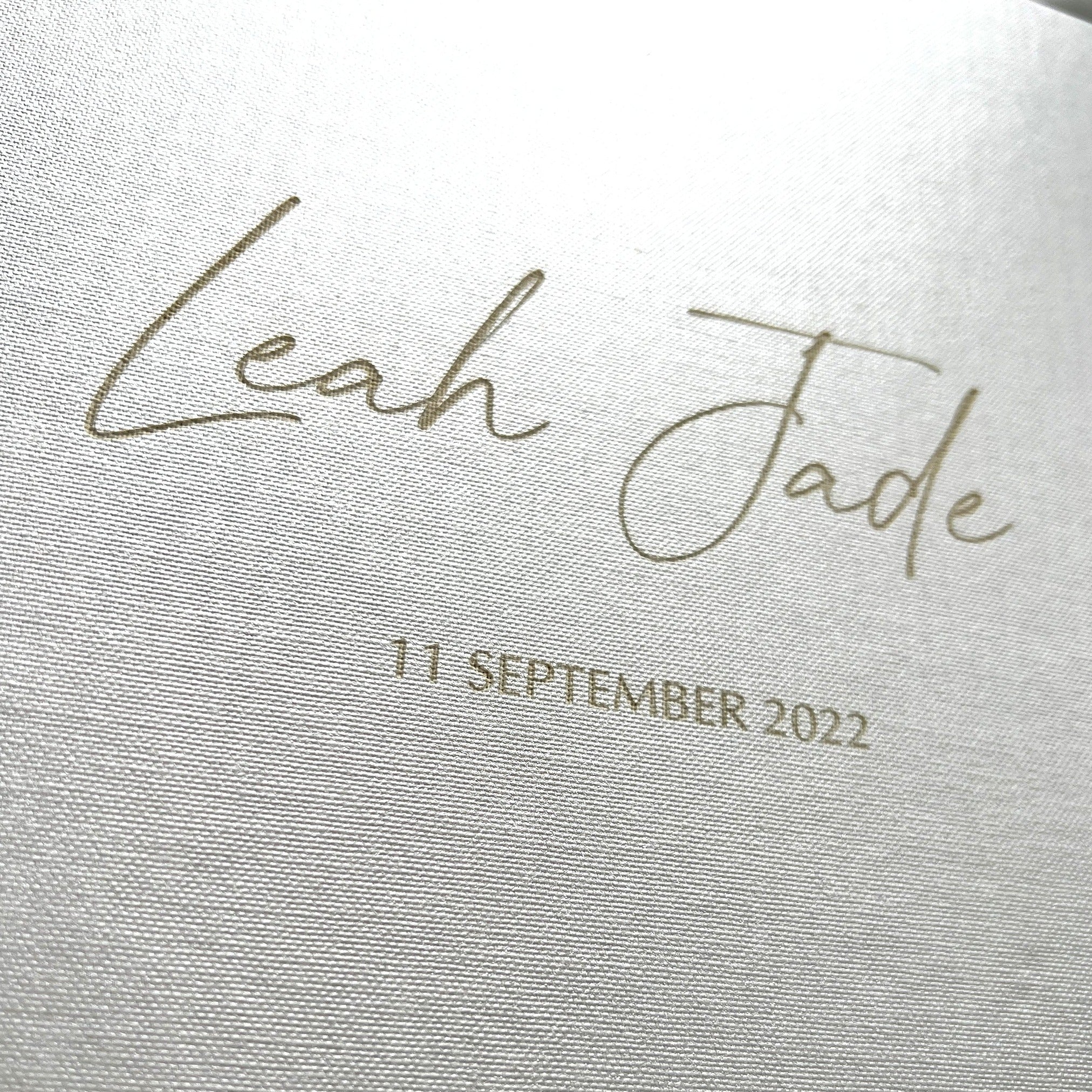 Luxury Personalised Baby Keepsake Box - My Guest Book