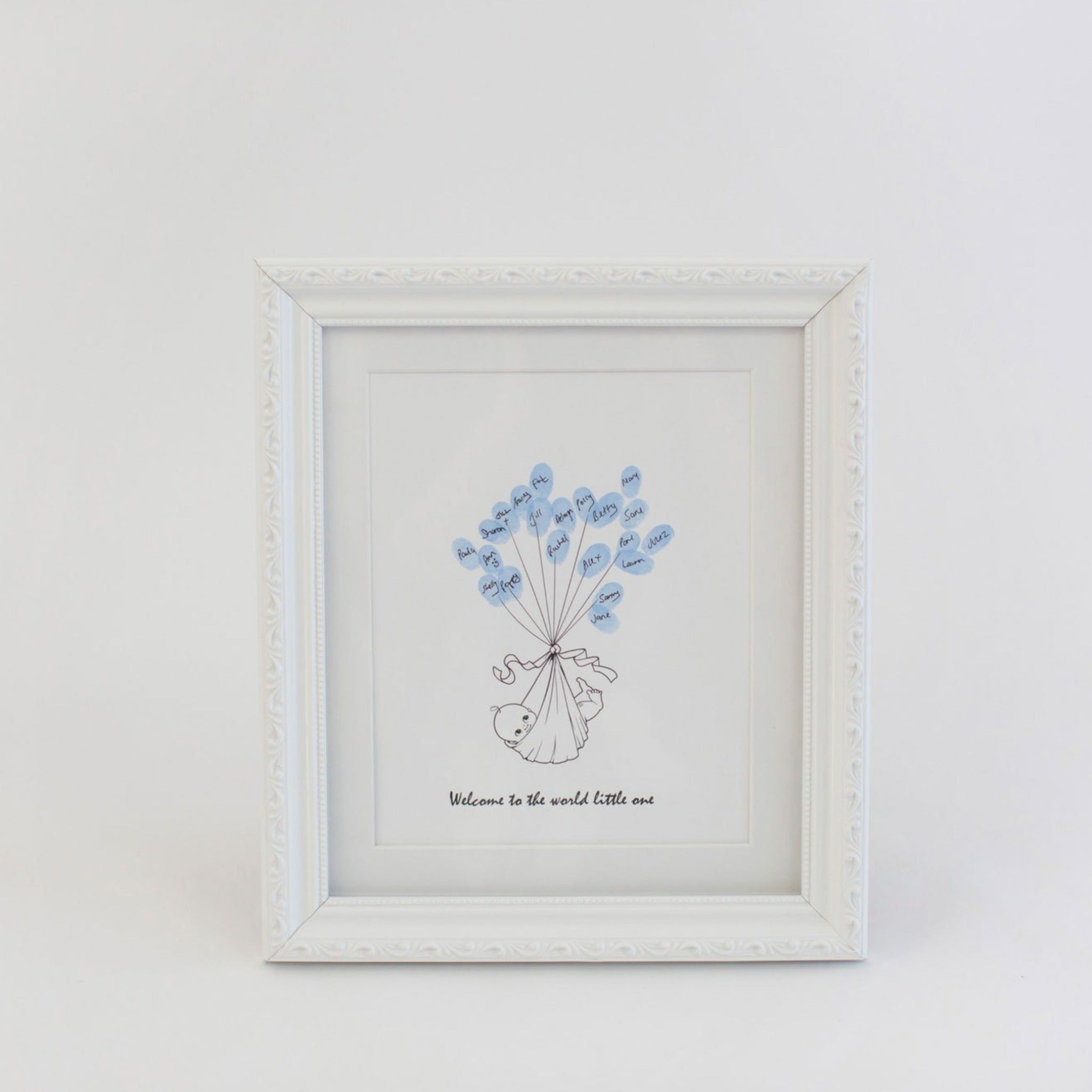 Baby Shower Fingerprint Guestbook - Baby Bundle - My Guest Book