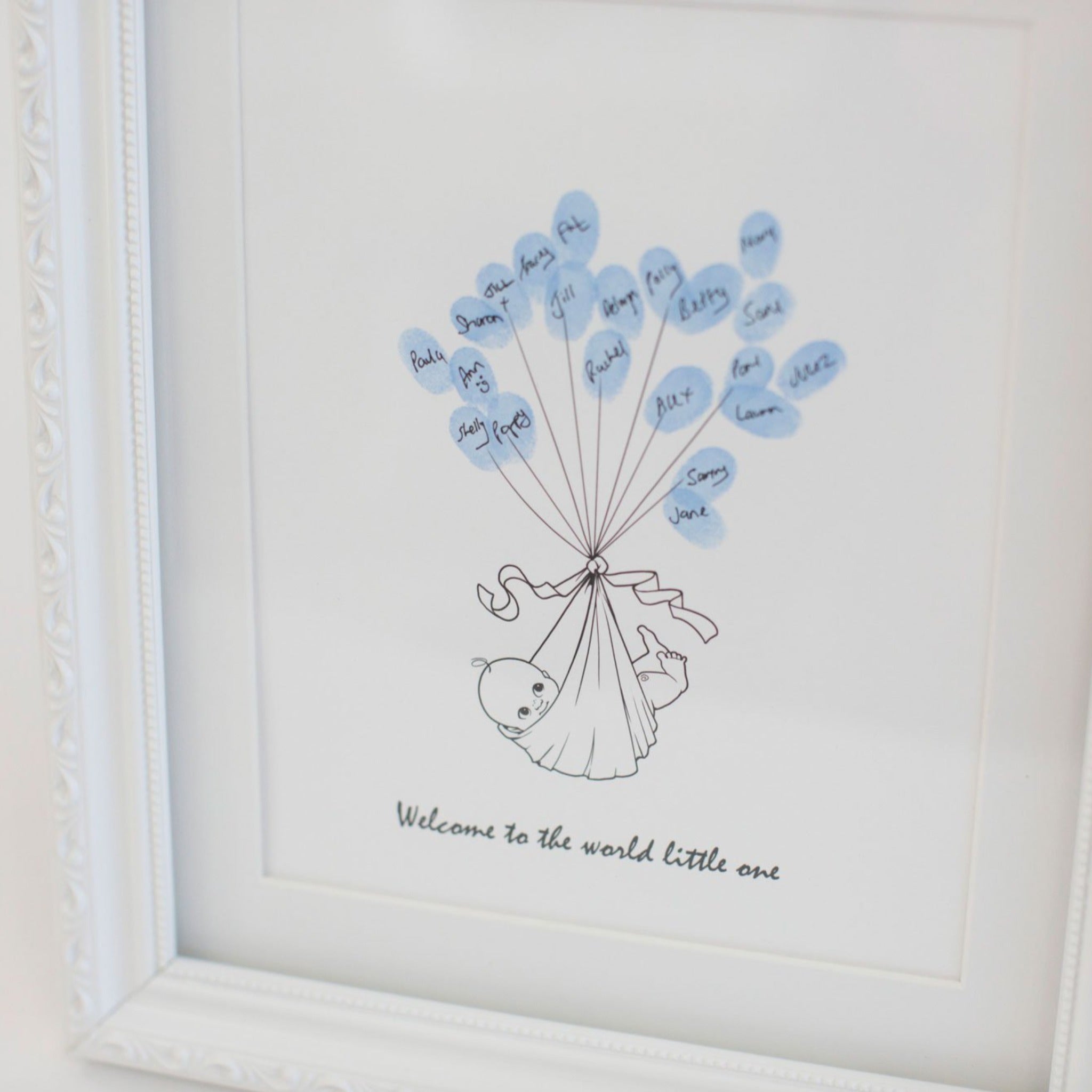 Baby Shower Fingerprint Guestbook - Baby Bundle - My Guest Book