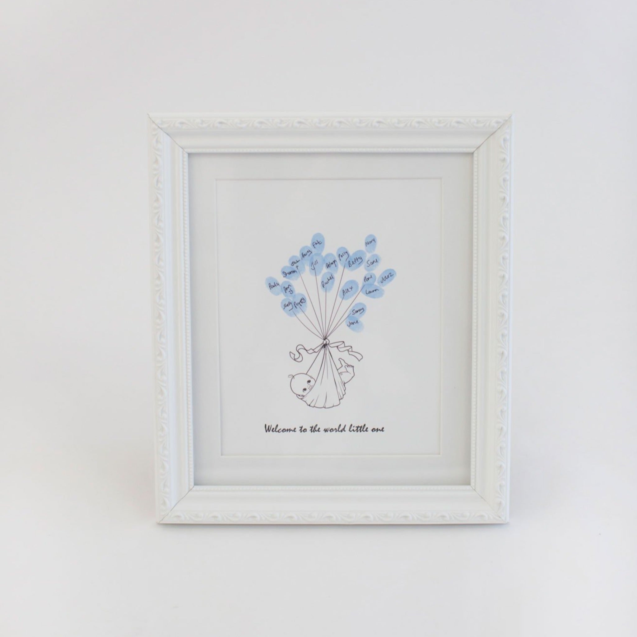 Baby Shower Fingerprint Guestbook - Baby Bundle - My Guest Book