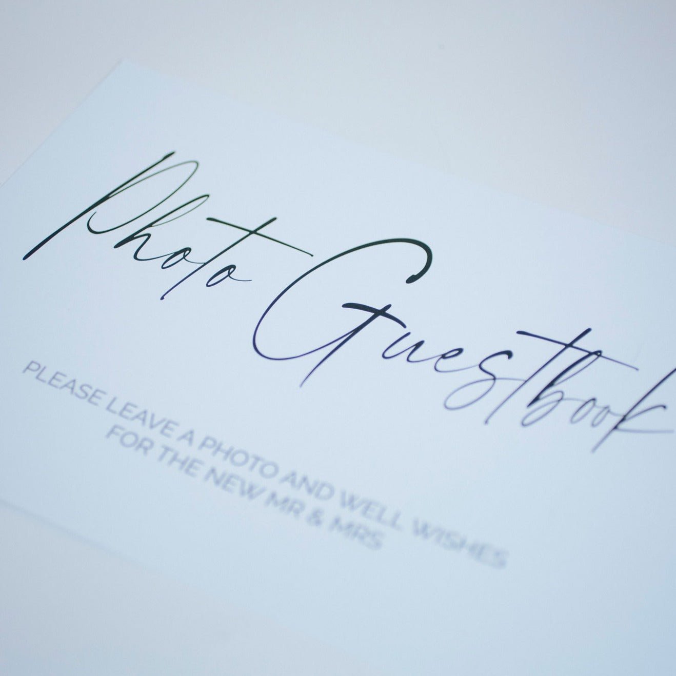 Photo Guestbook Sign - My Guest Book