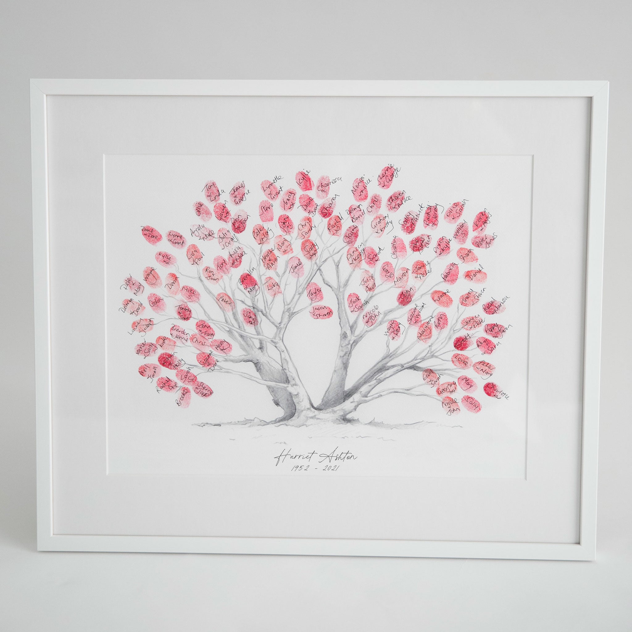Pohutukawa Fingerprint Remembrance Tree - Memorial Guestbook - My Guest Book