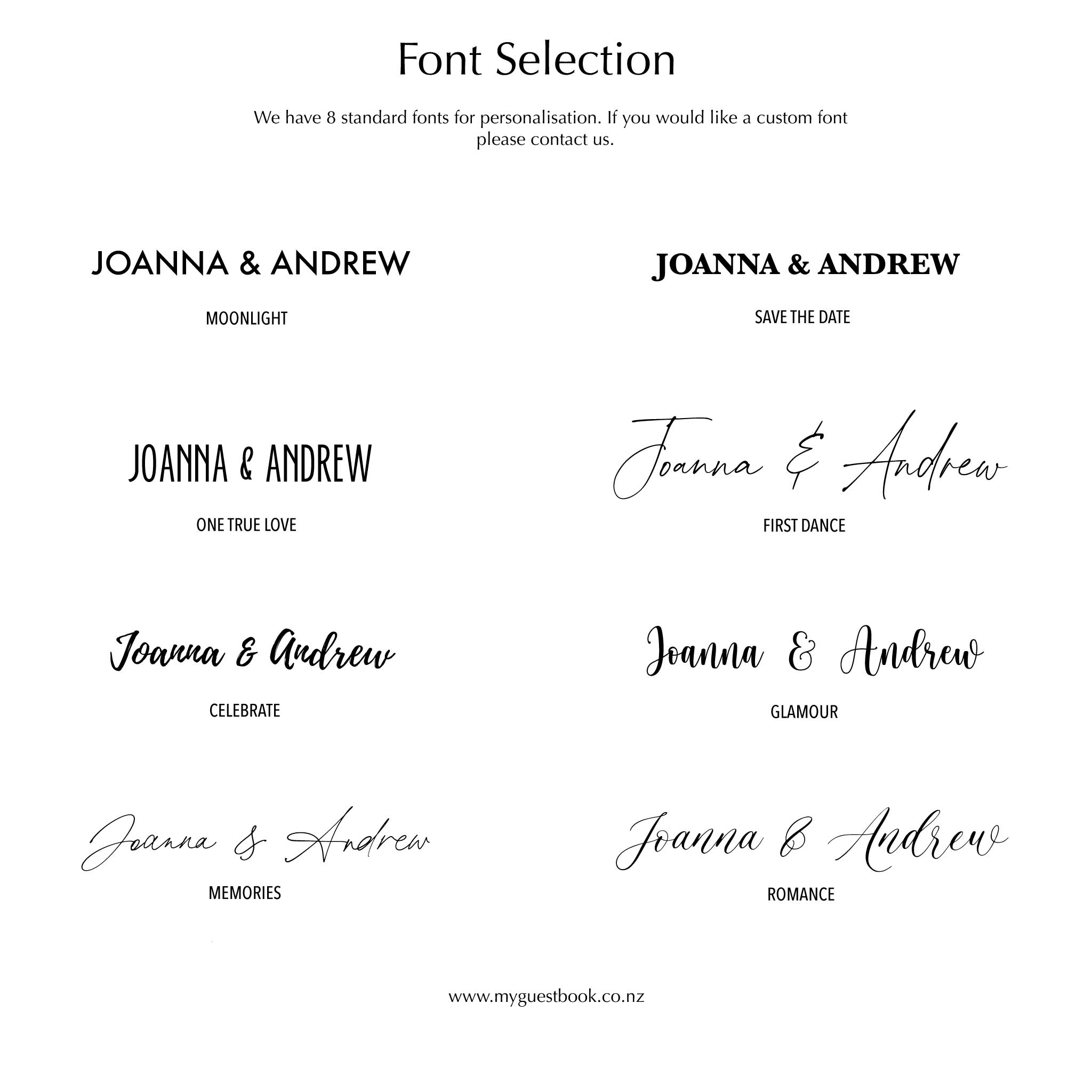 Luxury Personalised Wedding Keepsake Box - My Guest Book