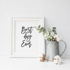 Best Day Ever Sign - DIY Printable Download - My Guest Book