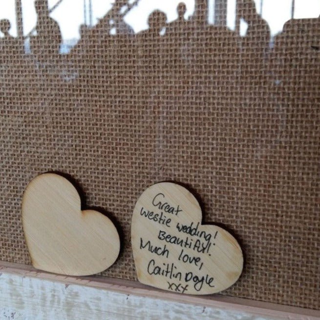 Barnwood Drop Top Wedding Guestbook - My Guest Book