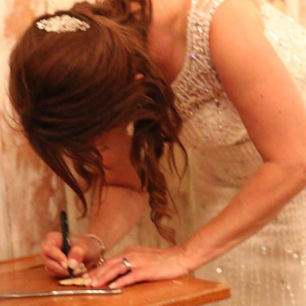 Barnwood Drop Top Wedding Guestbook - My Guest Book