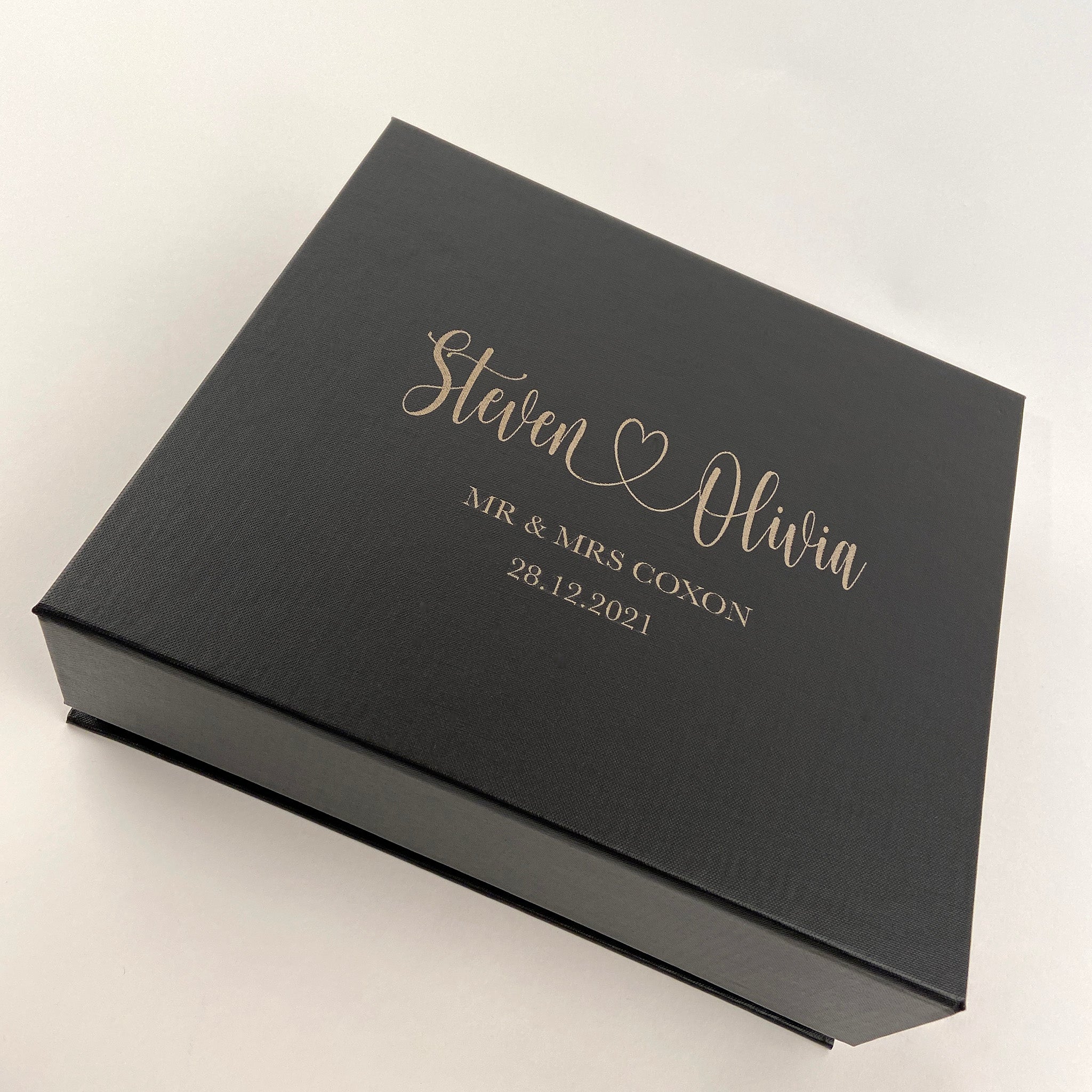Luxury Personalised Wedding Keepsake Box - My Guest Book