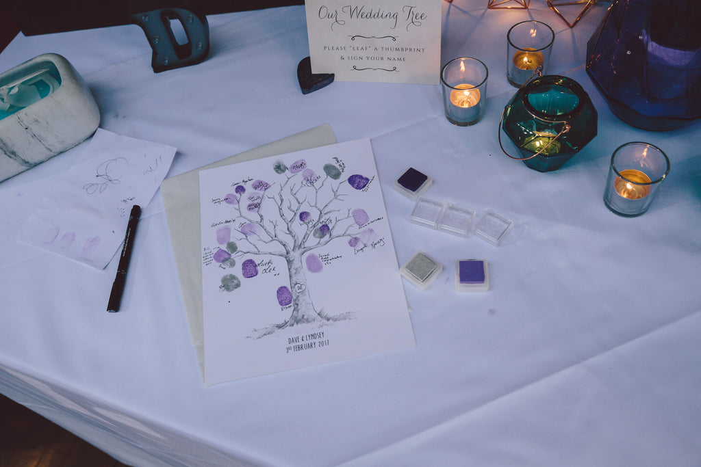 finger-print-tree-guest-book-on-table