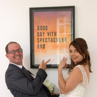 Glenn & Anna ~ Penny Drop inspired guestbook - My Guest Book