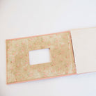 Handmade Pink Linen Guestbook - My Guest Book