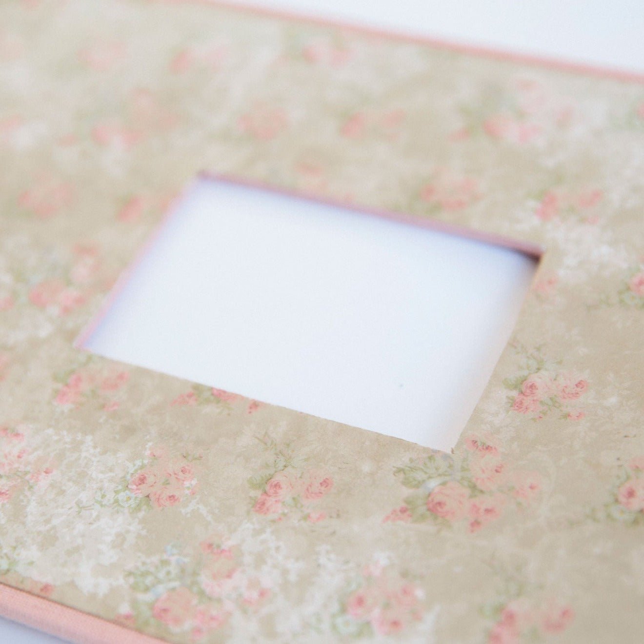 Handmade Pink Linen Guestbook - My Guest Book