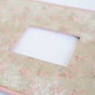 Handmade Pink Linen Guestbook - My Guest Book
