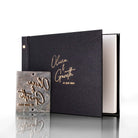 Modern Script Font Personalised Wedding Guestbook My Guest Book