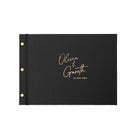 Bespoke embossed instax mini photo guestbook gold foil nz