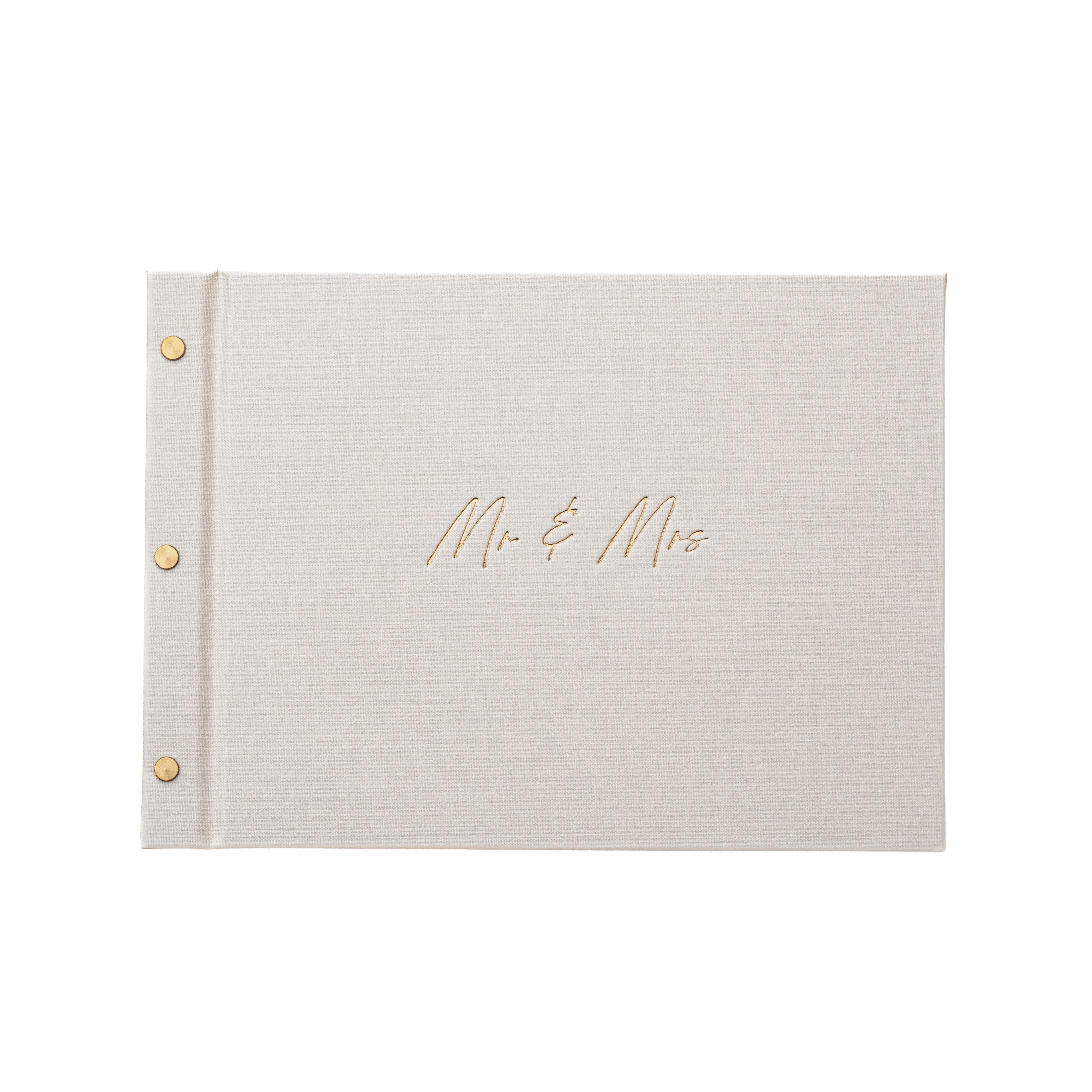 Mr & Mrs – Wedding Guestbook with Gold Foil - My Guest Book