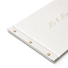 Mr & Mrs – Wedding Guestbook with Gold Foil - My Guest Book