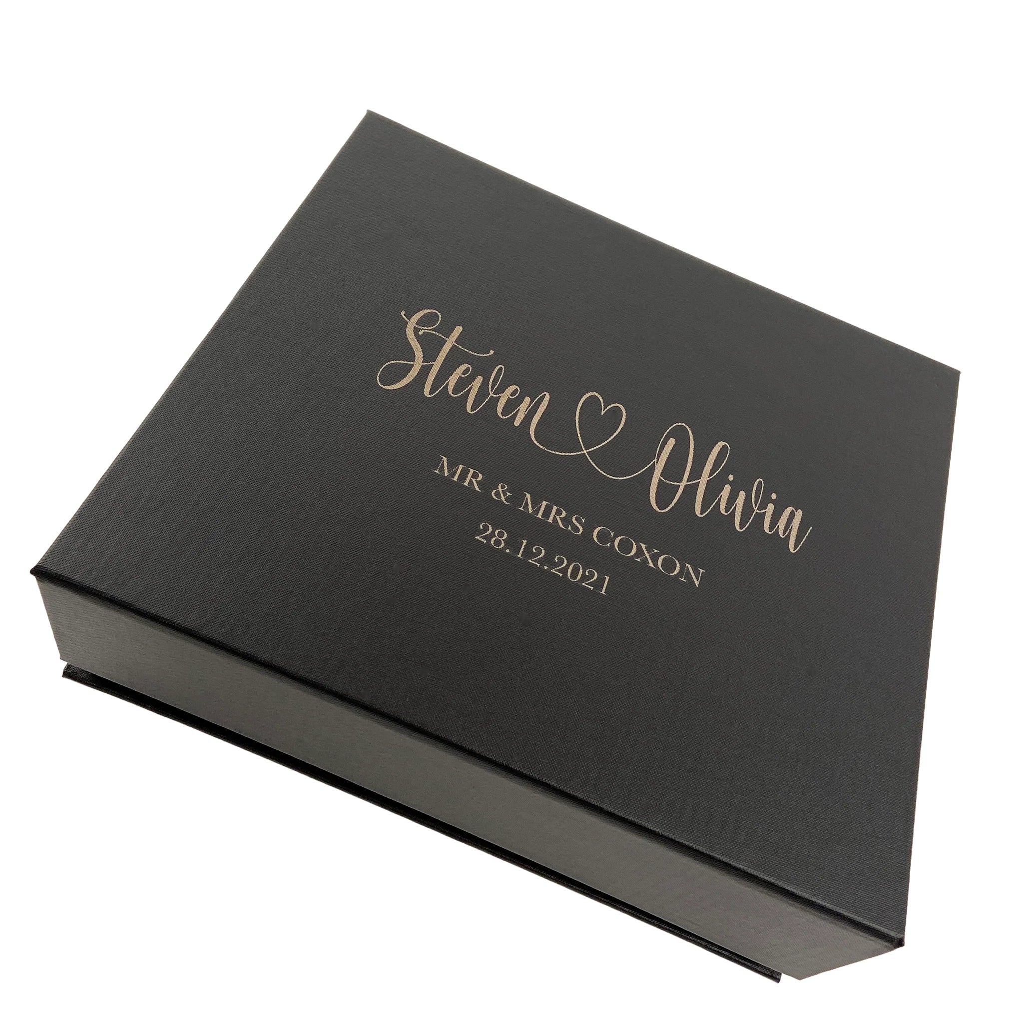 Luxury Personalised Wedding Keepsake Box - My Guest Book