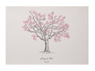 Cherry Blossom Fingerprint Wedding Guestbook - My Guest Book