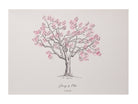 Cherry Blossom Fingerprint Wedding Guestbook - My Guest Book