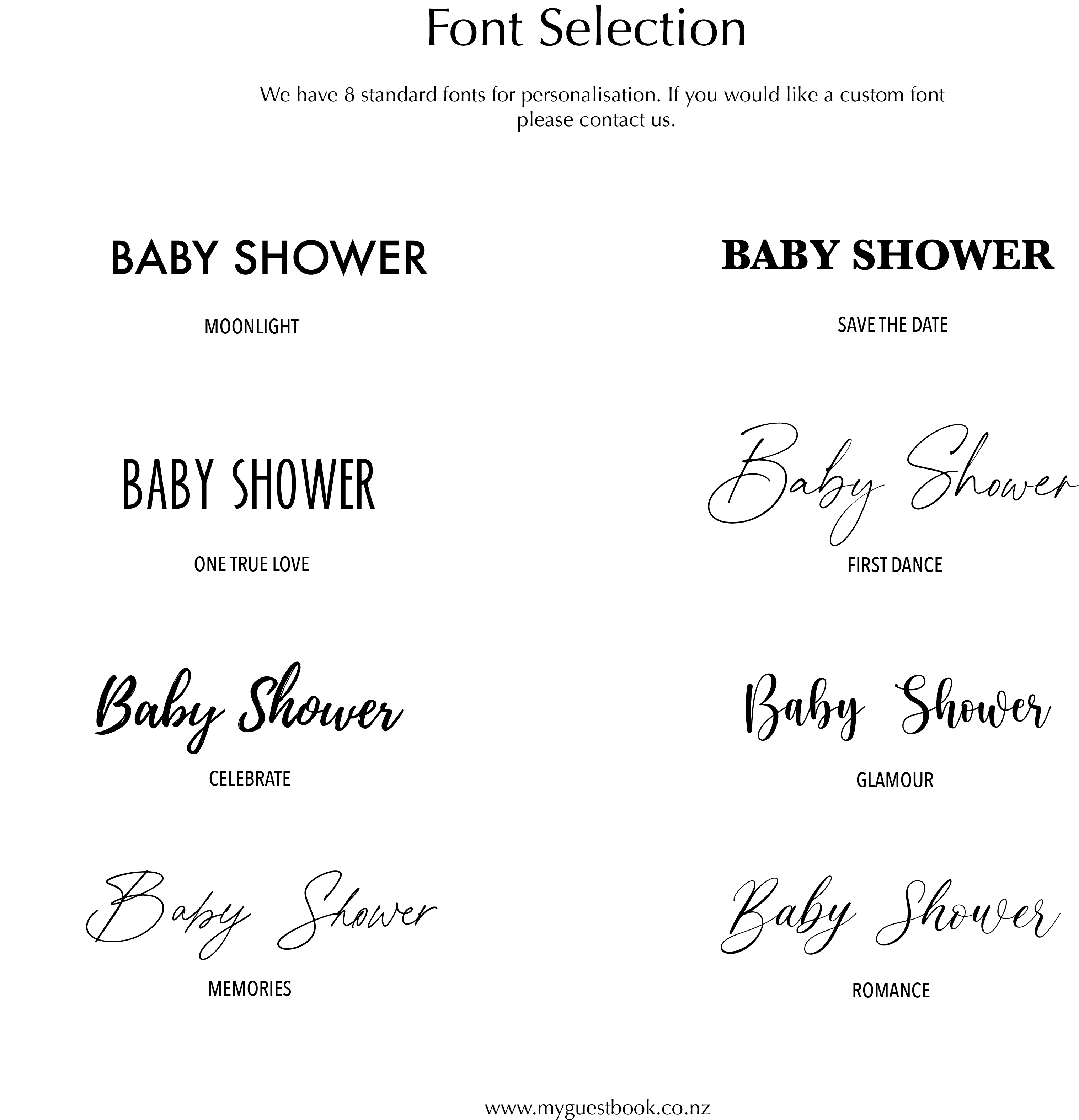 Personalised Baby Photo Album - Instax Mini - My Guest Book