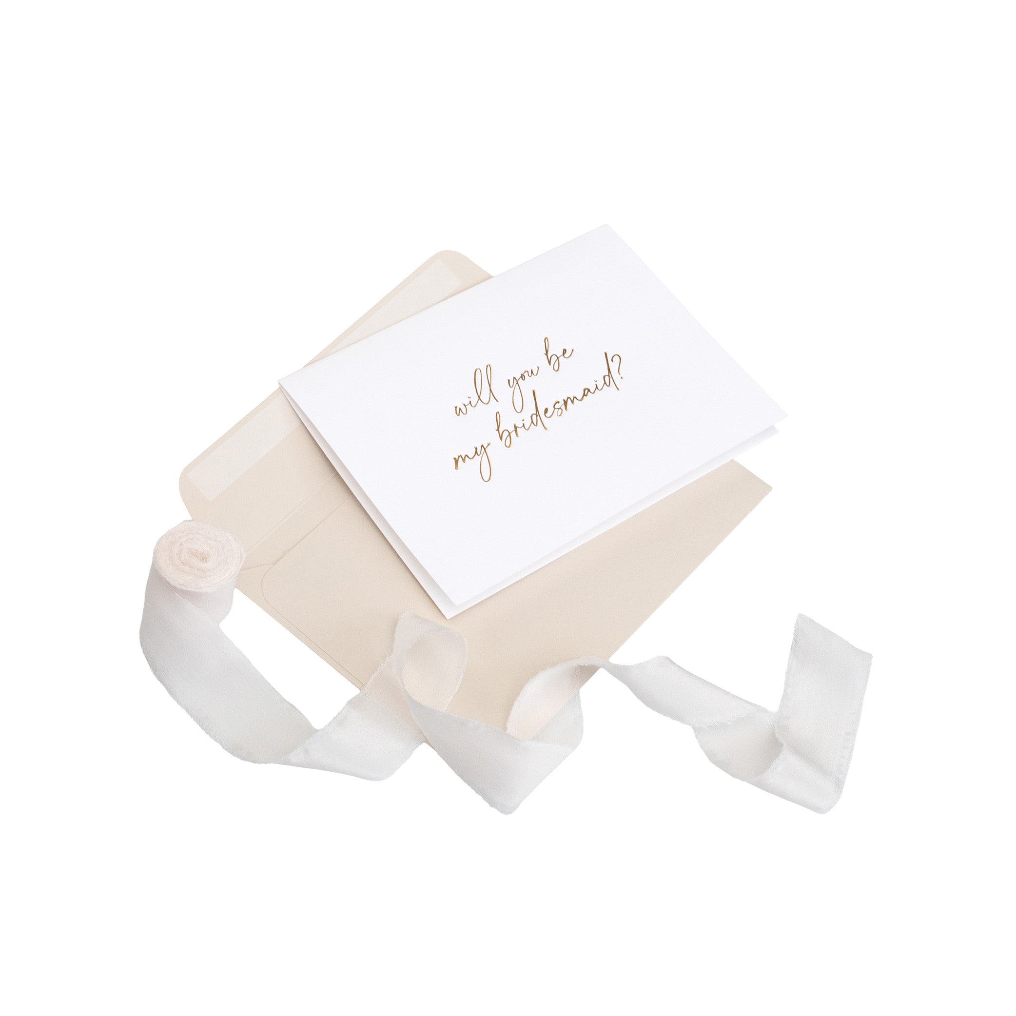 Bridesmaid Proposal Card - Foil - My Guest Book