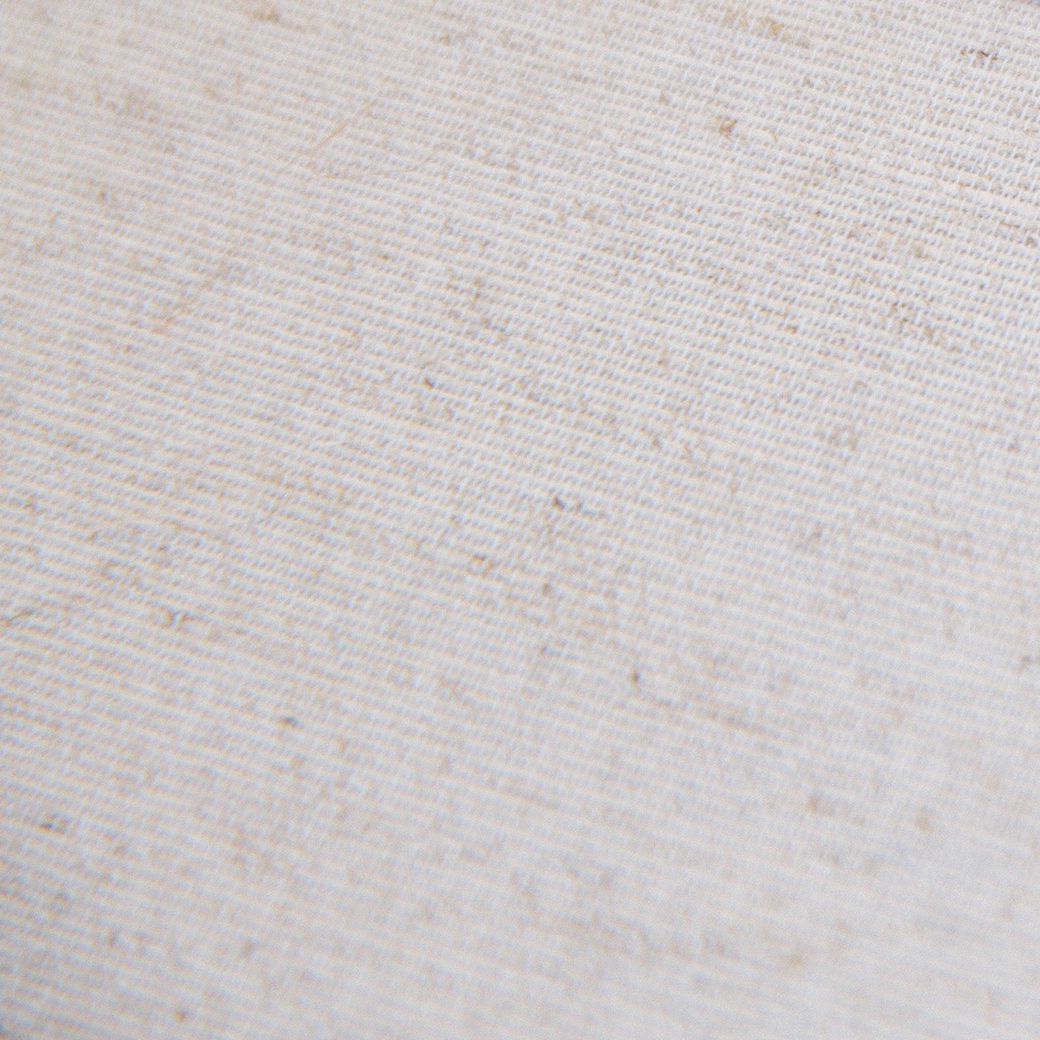 Close up of oatmeal linen book cloth