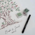 Olive Tree Fingerprint Wedding Guestbook - My Guest Book