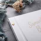 Personalised Artisan Baby Shower Guestbook - My Guest Book