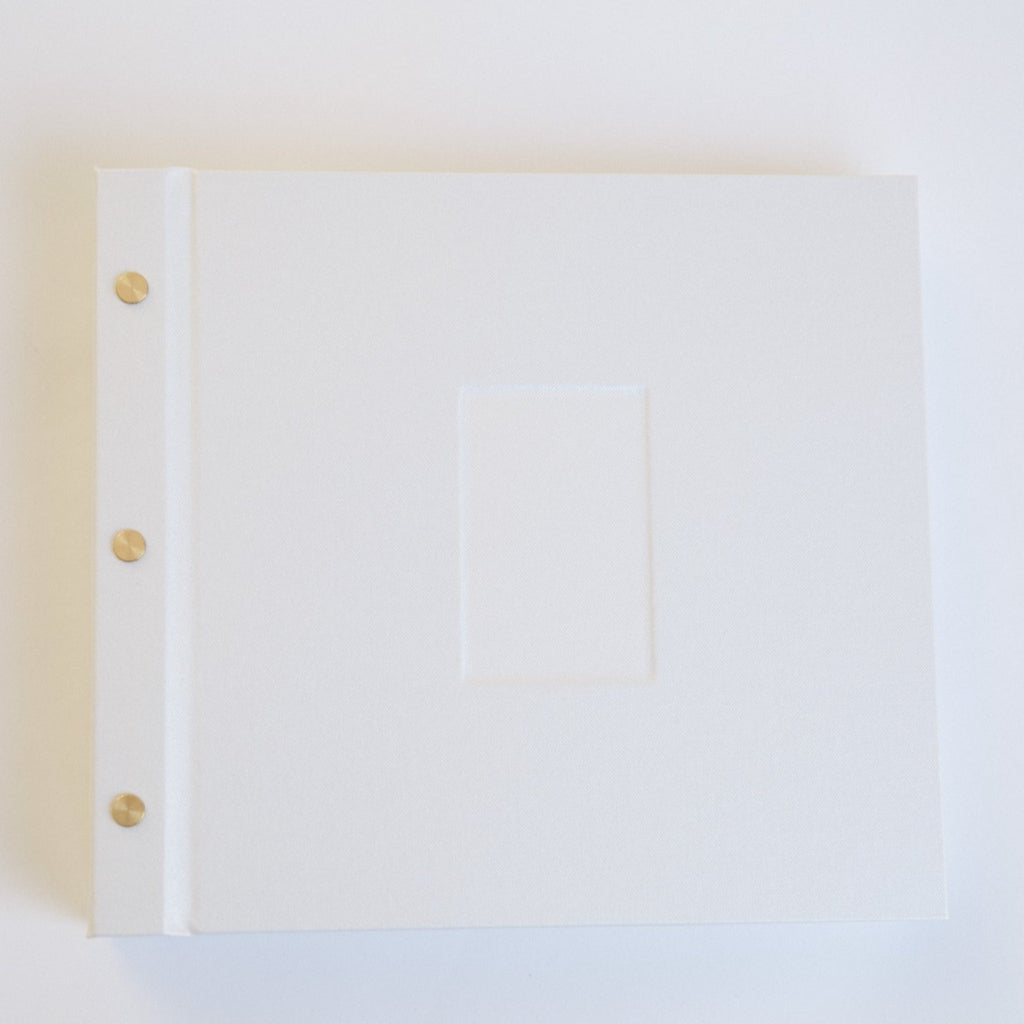 Artisan Book - Instax Instant Photo Guestbook - Pearl White