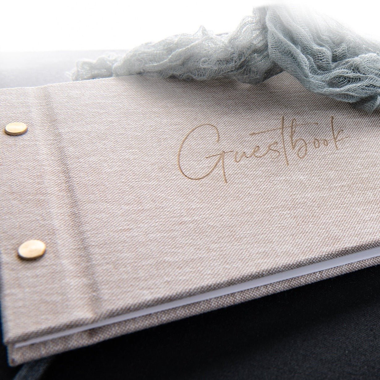 Personalised Artisan Wedding Guestbook - My Guest Book