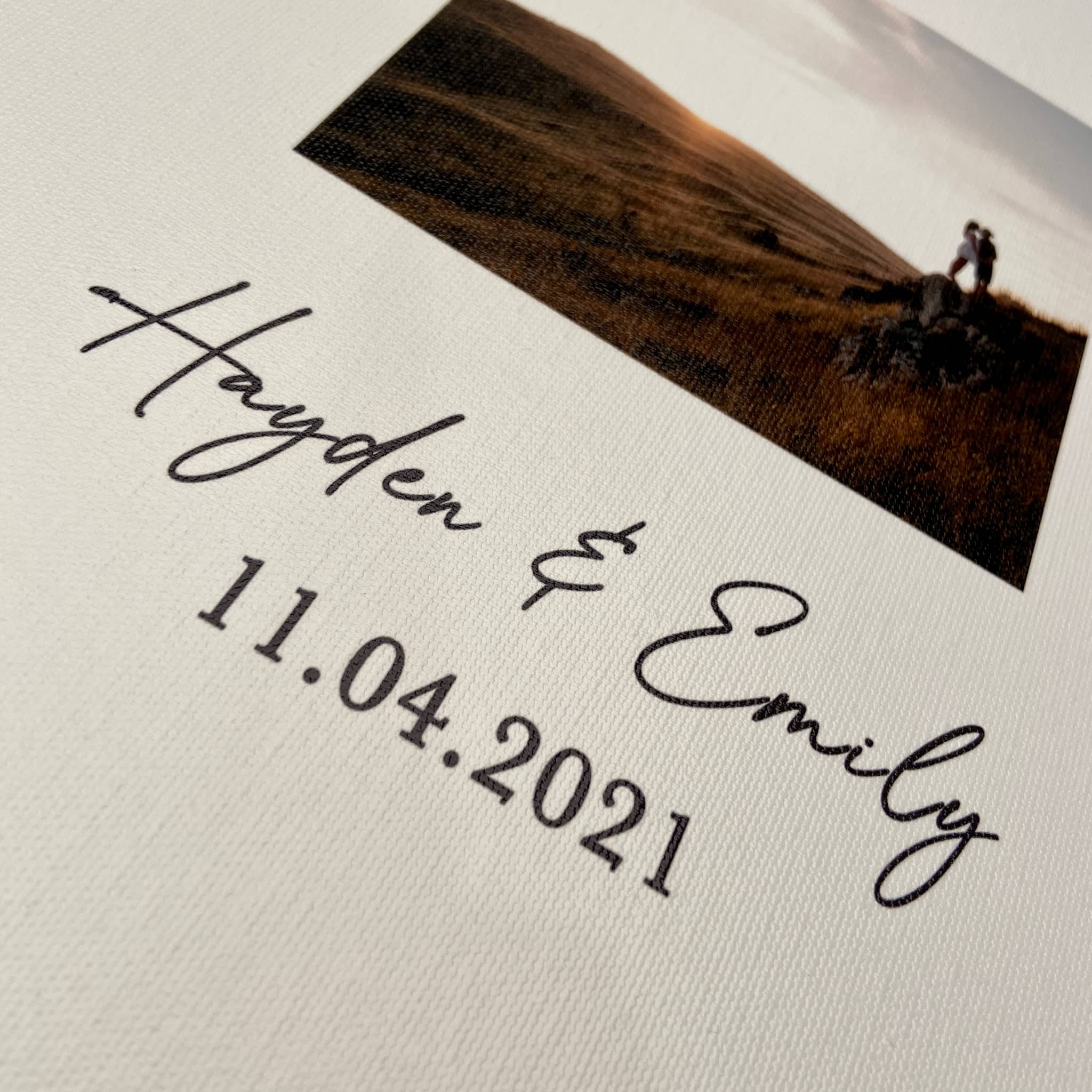 Canvas Artwork Wedding Guestbook - My Guest Book