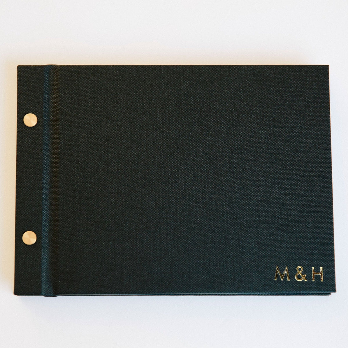 Monogrammed Wedding Guestbook - Artisan Made in New Zealand – My Guest Book
