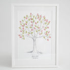 Classic Tree Fingerprint Wedding Guestbook - My Guest Book
