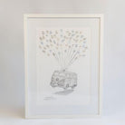 Kombi Van Fingerprint Wedding Guestbook - My Guest Book